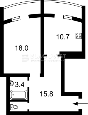 Квартира W-7358572, Украинского Возрождения (Бударина), 3в, Киев - Фото 15