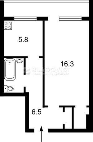 Квартира W-7386962, Науки просп., 13, Киев - Фото 10