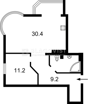Квартира W-7387008, Депутатская, 23а, Киев - Фото 9