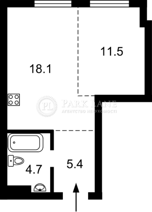Квартира W-7374679, Заболотного Академика, 1а, Киев - Фото 6
