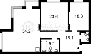 Квартира W-7406735, Кишки Самийла (Конева Маршала), 10/1, Киев - Фото 3