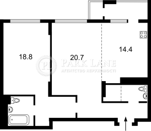 Квартира W-7407156, Верхогляда Андрея (Драгомирова Михаила), 16, Киев - Фото 2