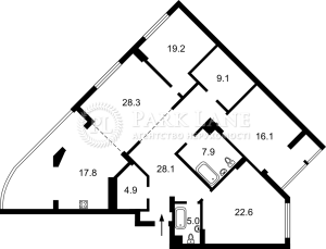 Квартира W-7407158, Верхогляда Андрея (Драгомирова Михаила), 16, Киев - Фото 2
