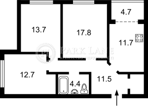 Квартира W-7410213, Академика Шалимова, 69, Софиевская Борщаговка - Фото 3