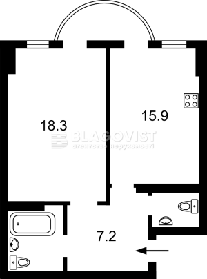 Квартира W-7367115, Эрнста Федора, 16, Киев - Фото 13