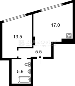 Квартира W-7378502, Братів Чибінєєвих (Чернігівська), 8г, Київ - Фото 2