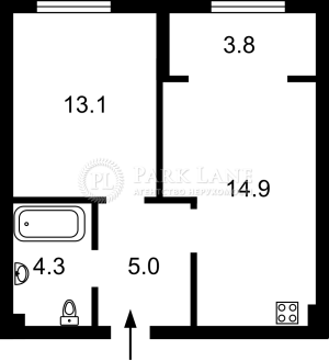 Квартира W-7406809, Максимовича Михайла (Трутенка Онуфрія), 24, Київ - Фото 4