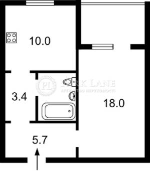 Квартира W-7372242, Драгоманова, 8б, Киев - Фото 2