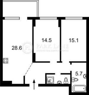 Квартира W-7397623, Грекова Генерала, 2, Киев - Фото 2