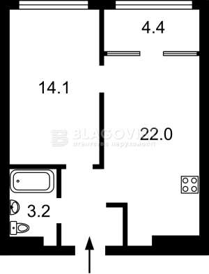 Квартира W-7411729, Сверстюка Євгена (Раскової Марини), 6д, Київ - Фото 15