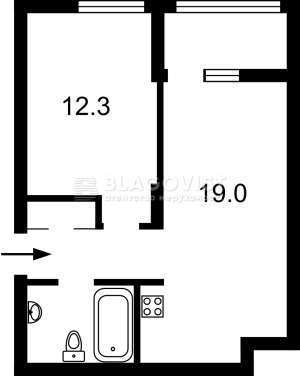 Квартира W-7368875, Салютна, 2/3, Київ - Фото 7