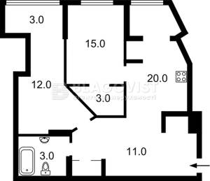 Квартира W-7386708, Ризька, Київ - Фото 3