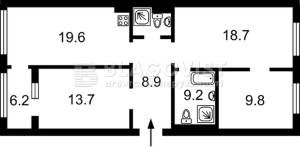 Квартира W-7378189, Максимовича Михаила (Трутенко Онуфрия), 28д, Киев - Фото 11