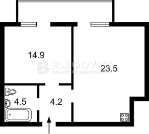 Квартира W-7378506, Леси Украинки бульв., 7в, Киев - Фото 14