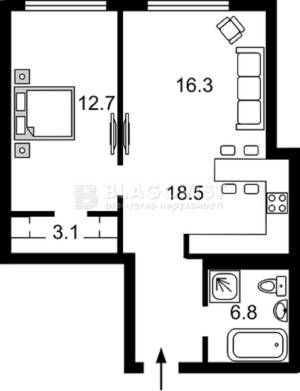 Квартира W-7378510, Саксаганского, 37к, Киев - Фото 13