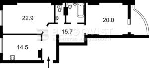 Квартира W-7387135, Глибочицька, 73, Київ - Фото 1