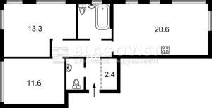 Квартира W-7396519, Салютная, 2, Киев - Фото 1