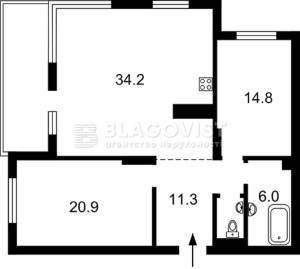 Квартира W-7402169, Петрицкого Анатолия, 23а, Киев - Фото 15