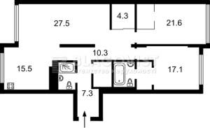 Квартира W-7424443, Верхогляда Андрія (Драгомирова Михайла), 15, Київ - Фото 15