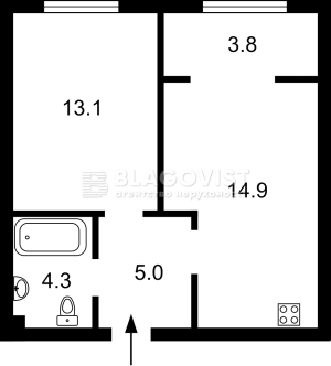 Квартира W-7373831, Максимовича Михаила (Трутенко Онуфрия), 28е, Киев - Фото 9