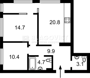 Квартира W-7398866, Дніпровська, 16г, Київ - Фото 15