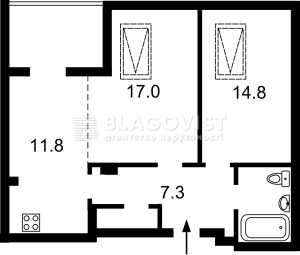 Квартира W-7418373, Регенераторна, 4, Київ - Фото 1