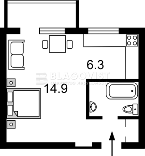 Квартира W-7376795, Леси Украинки бульв., 9, Киев - Фото 3
