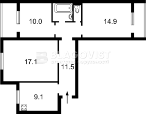 Квартира W-7376909, Лифаря Сержа (Сабурова Александра), 5, Киев - Фото 6