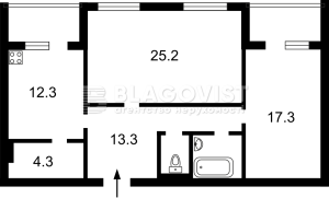 Квартира W-7390658, Гмыри Бориса, 9в, Киев - Фото 14