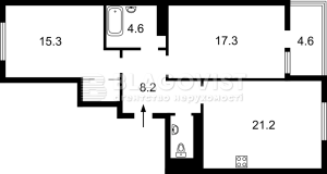 Квартира W-7375624, Заболотного Академика, 15в, Киев - Фото 3
