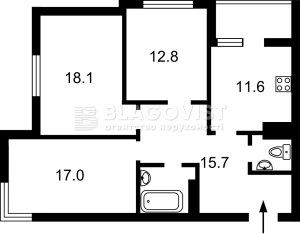Квартира W-7375799, Виталия Скакуна (Академика Каблукова), 21, Киев - Фото 12