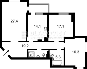 Квартира W-7386471, Ревуцкого, 9, Киев - Фото 14