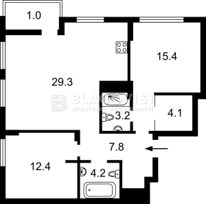 Квартира W-7381989, Салютная, 2/9, Киев - Фото 15