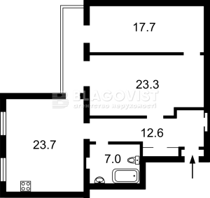 Квартира W-7434156, Эспланадная, 2, Киев - Фото 7