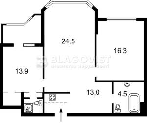 Квартира W-7386425, Чавдар Елизаветы, 13, Киев - Фото 2
