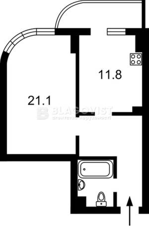 Квартира W-7390292, Верхогляда Андрія (Драгомирова Михайла), 2а, Київ - Фото 2