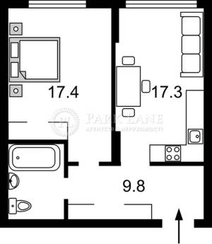 Квартира W-7391369, Максимовича Михайла (Трутенка Онуфрія), 32а, Київ - Фото 11