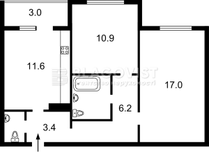 Квартира W-7389035, Глушкова Академіка просп., 622, Київ - Фото 3