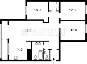 Квартира W-7392478, Олексы Тихого (Выборгская), 25, Киев - Фото 2