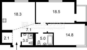 Квартира W-7393375, Олеся Александра, 14, Киев - Фото 3