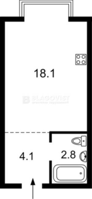 Квартира W-7397849, Соловцова Николая, 2, Киев - Фото 3