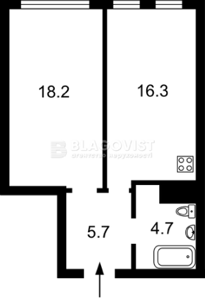 Квартира W-7398036, Галика Алимпия (Малоземельная), 75а, Киев - Фото 3