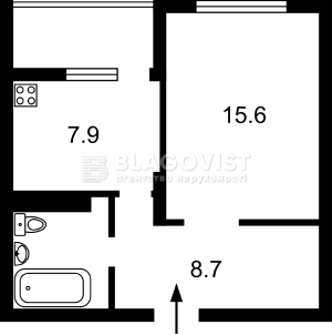 Квартира W-7399222, Крушельницької С., 13, Київ - Фото 2