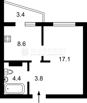 Квартира W-7399224, Вишняковская, 2, Киев - Фото 2