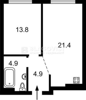 Квартира W-7400870, Дніпровська наб., 15ж, Київ - Фото 3