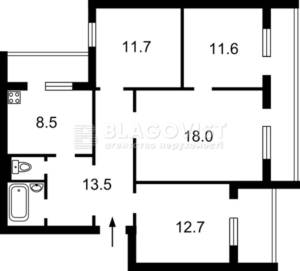 Квартира W-7423053, Ефремова Академика (Уборевича Командарма), 21, Киев - Фото 2