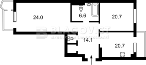 Квартира W-7424057, Мокра (Кудряшова), 16, Київ - Фото 2