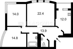 Квартира W-7425709, Науки просп., 80а, Київ - Фото 3