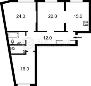 Квартира W-7391417, Максимовича Михайла (Трутенка Онуфрія), 32б, Київ - Фото 6