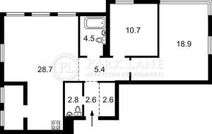Квартира W-7393997, Салютная, 2/1, Киев - Фото 5
